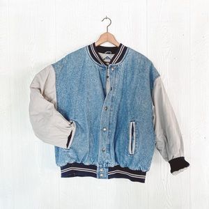 Vintage Oversized Insulated Denim Retro Jacker
